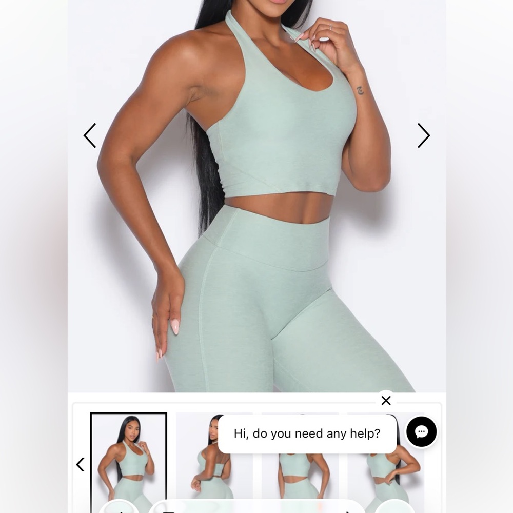 Mint Green Halter Crop Top